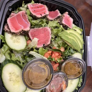 Seared Black Pepper Tuna Salad*