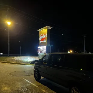 outside