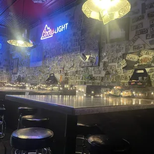 Back bar area