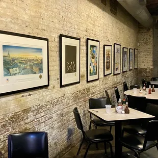 Interior decor at Mother's Restaurant