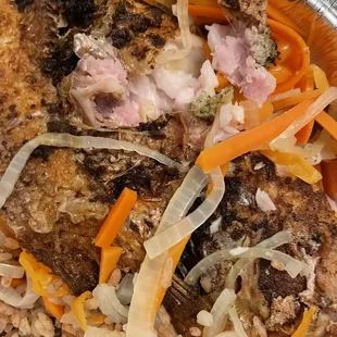 a plate of food