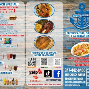 the menu