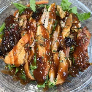 Barbecue chicken salad