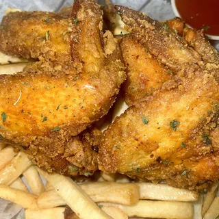 Fried Wings & Fries