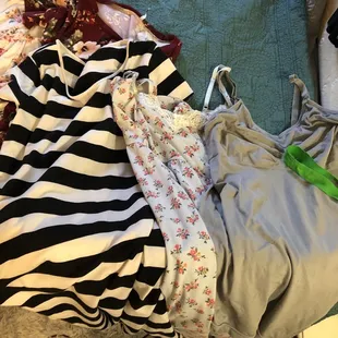 Large maternity dress and nursing sleep clothes