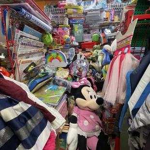 Books, activities, toys