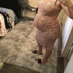 Large maternity dress
