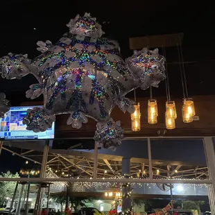Holiday decor, Mothers Restaurant, Westchase