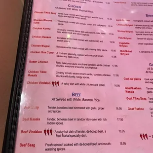 Chicken dishes