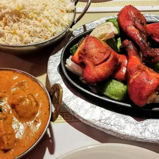 Tandoori and Butter chicken