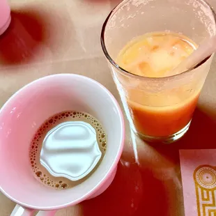 Mango Lassi &amp; Chai Tea, all included in the daily lunch buffet.   8/18/18