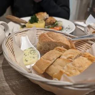 Baguette with house made garlic butter