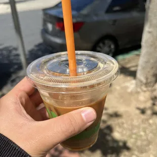 hazelnut latte