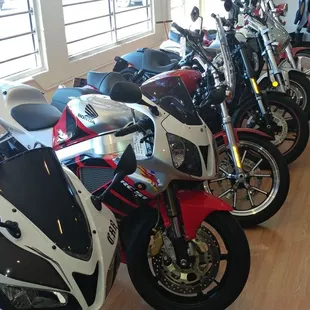 Plenty of bikes to choose from