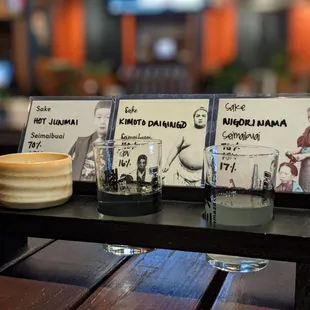 Sake flight