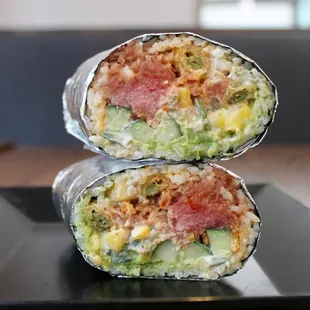 Nacho Tuna Burrito