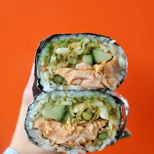 Curry Salmon Roll