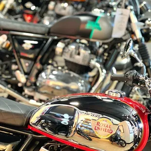 We carry the full line of Royal Enfields!