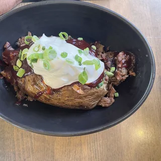 BBQ Pork Stuffed Potato