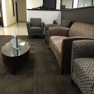 One side of the waiting area