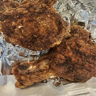 Burnt Pork Chops