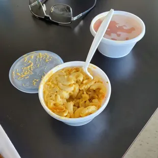 Mac and cheese with over cooked noodles
