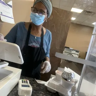 This evil acting woman