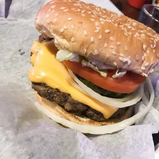 First time here. Grabbed a burger.