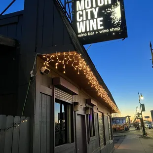 the outside of the building