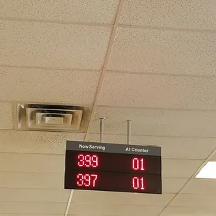 I had #434.... when I sat down the number was at 378