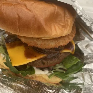 Houston steakhouse burger 100% vegan
