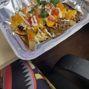 Side of Breakfast nachos  Again this was fire hands to me (goddess) Tayala girl thank you I freaking love it