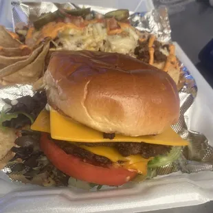food, burgers