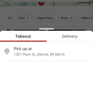 The location on the Internet and the location placed in Google Maps that guided us