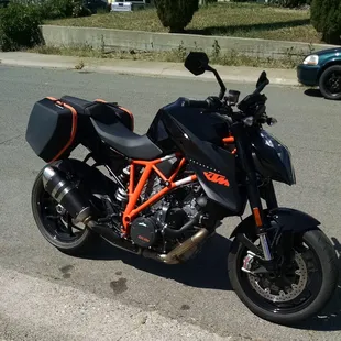 Side bags only for two up riding