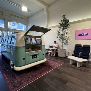 Have a drink inside the car