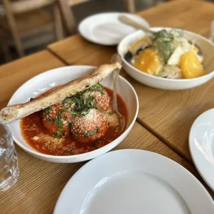 Motorino's Meatballs and Shaved Fennel Salad