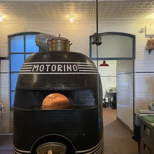 Brick oven with classic tile work!