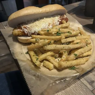 Chicken Parmesan sub