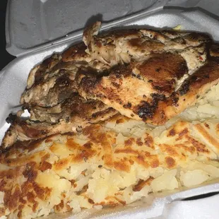 Grilled turkey chops