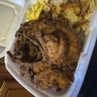 Turkey chops breakfast