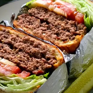 Full Pound O Love  a Double Damn Cheeseburger 2 had pound patties OMG perfection Delicious