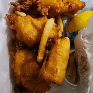Cod Fish &amp; Chips dinner