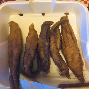 This is the Big Fish Dinner with only 2.5 filets instead of 5 whole filets of catfish.