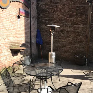 Patio, spring 2019