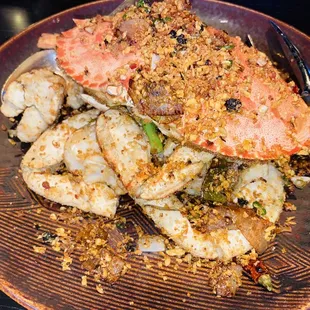 Dungeons crab fried rice