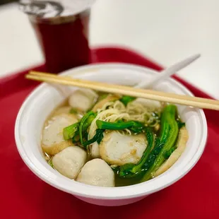 Fish Ball Noodle Soup
