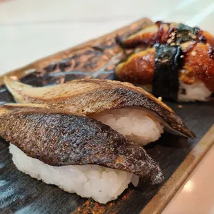 Eel and Mackerel Nigiri
