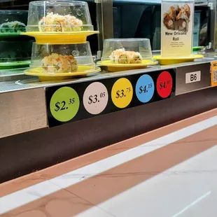 Menu, plate prices 3/2023