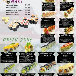 Vegetable roll and no rice premium roll